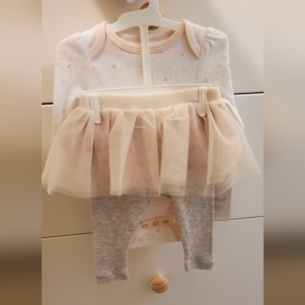 Cute 2pc Tutu set Newborn Cloud Island NEW WITH TAGS